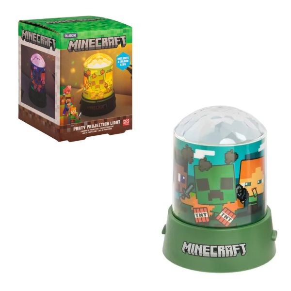 PALADONE – MINECRAFT Party Projection Lamp (Lampada Proiettore) cm (In box cm)…x12…x48